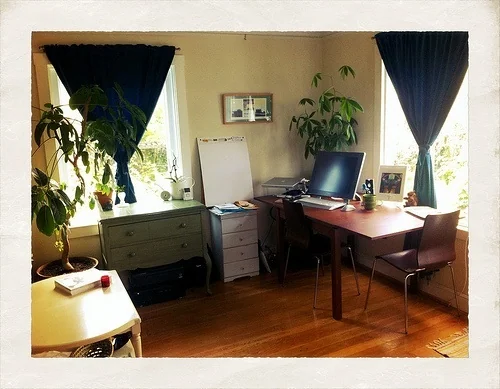New home office/art studio!