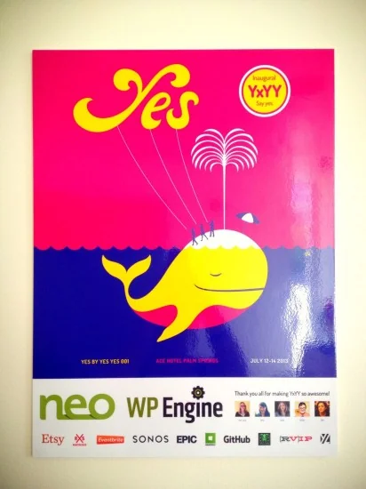 YxYY poster by Yiying Lu + big thanks to our amazing sponsors!