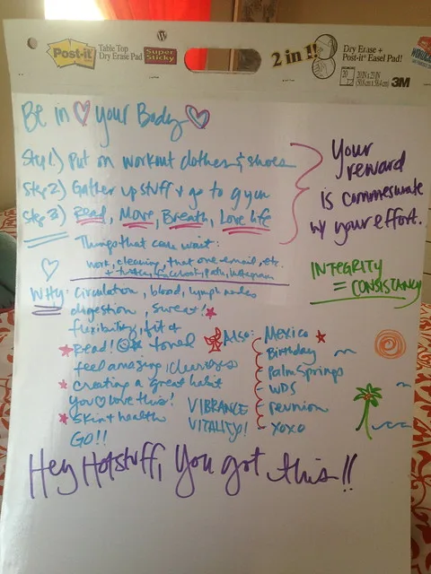 My motivational board