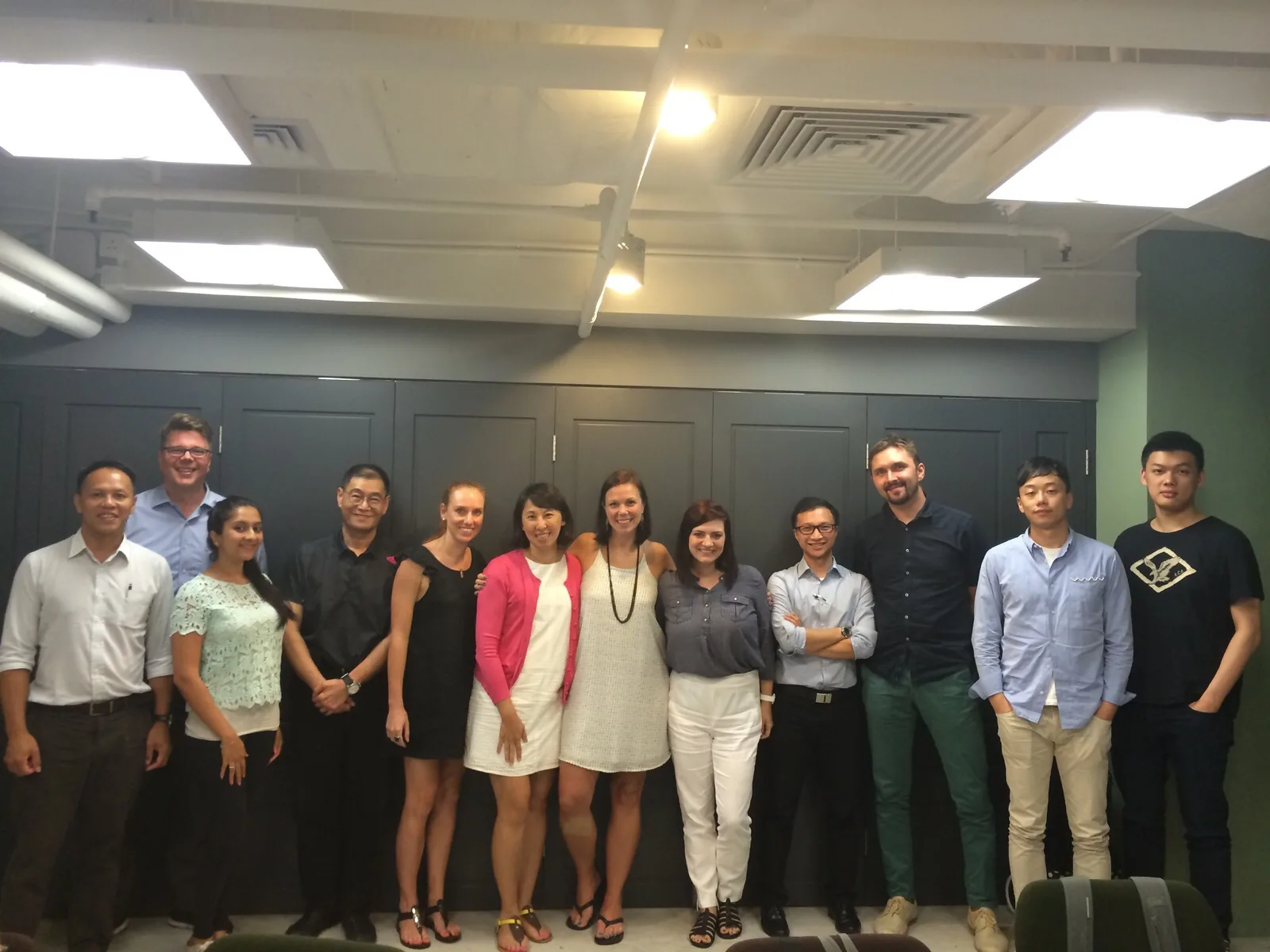 Willo Sana with the full group after the Structure & Focus workshop at Garage Society, Hong Kong