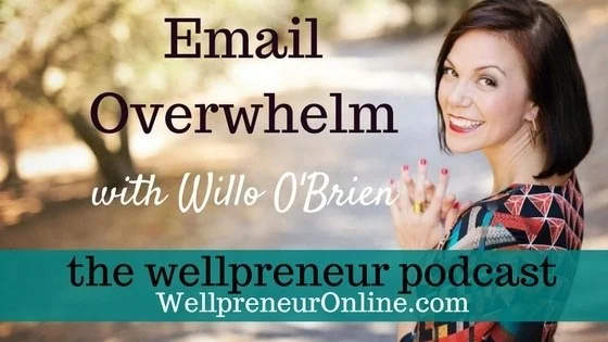 Email Overwhelm: Willo O’Brien on the Wellpreneur Podcast
