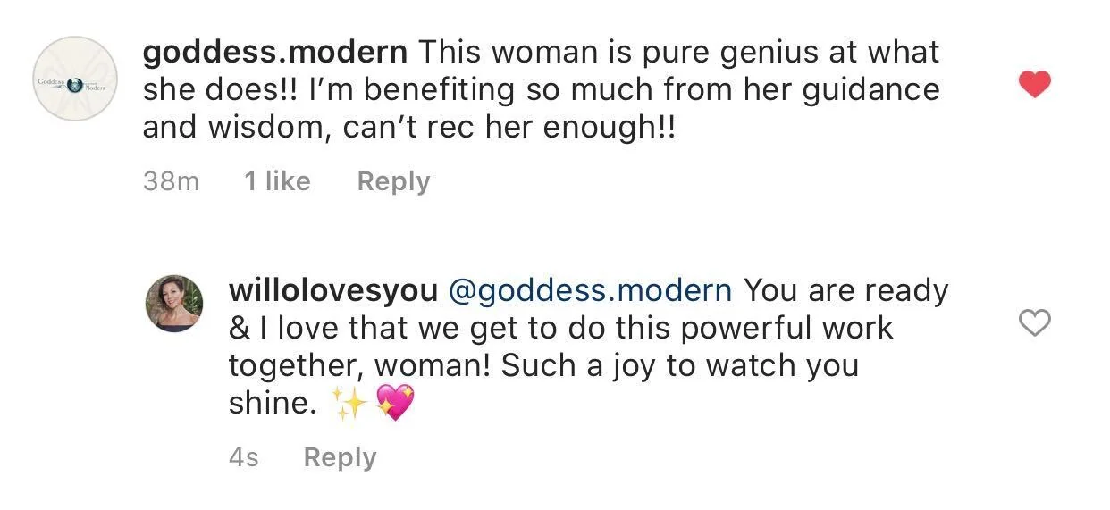 Client love on social media