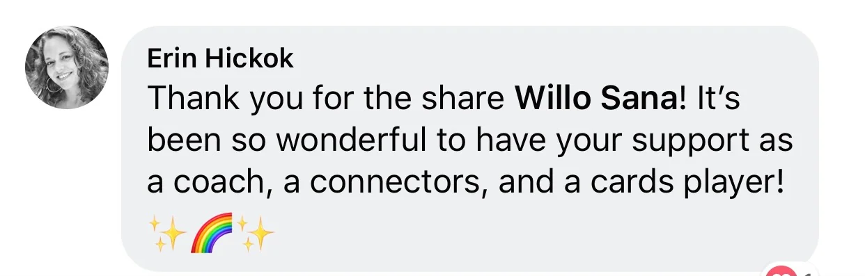 Client love on social media