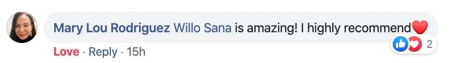 Client love on social media
