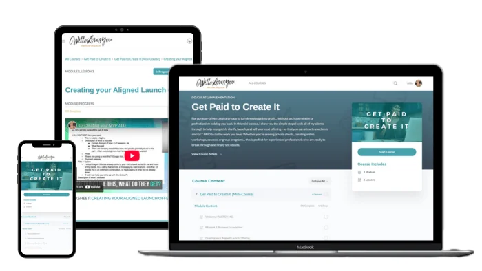 Get Paid to Create It mockup