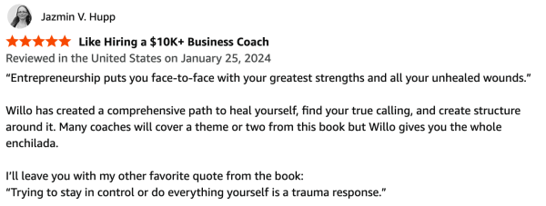 DDOYG book Amazon Review Screenshot 8