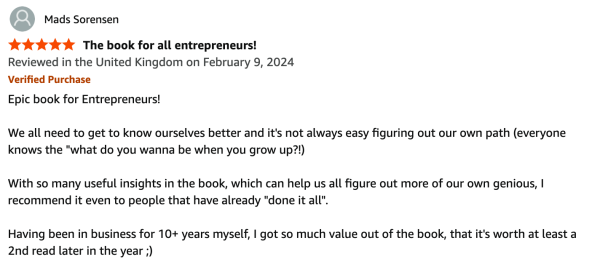 DDOYG book Amazon Review Screenshot 9