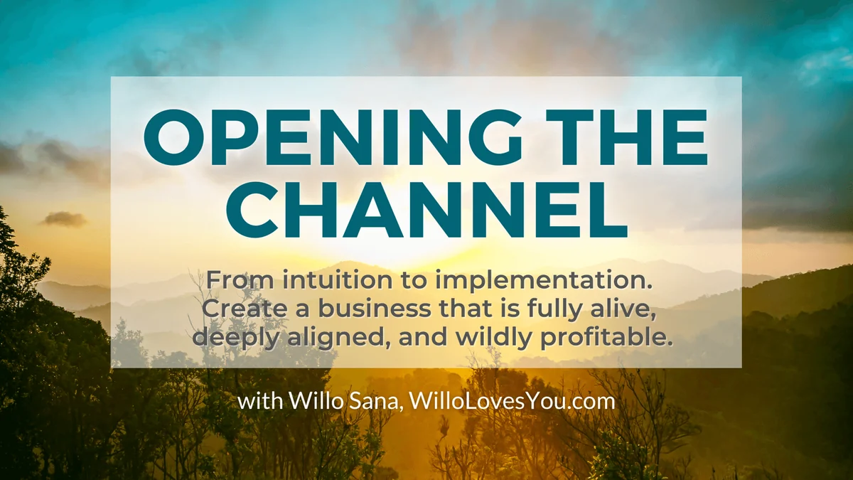 Opening the Channel