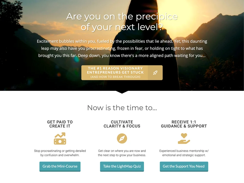 The willolovesyou.com homepage as it looked from 2015