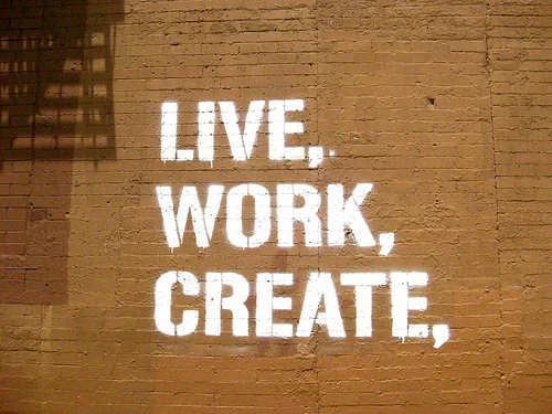 LIVE, WORK, CREATE,